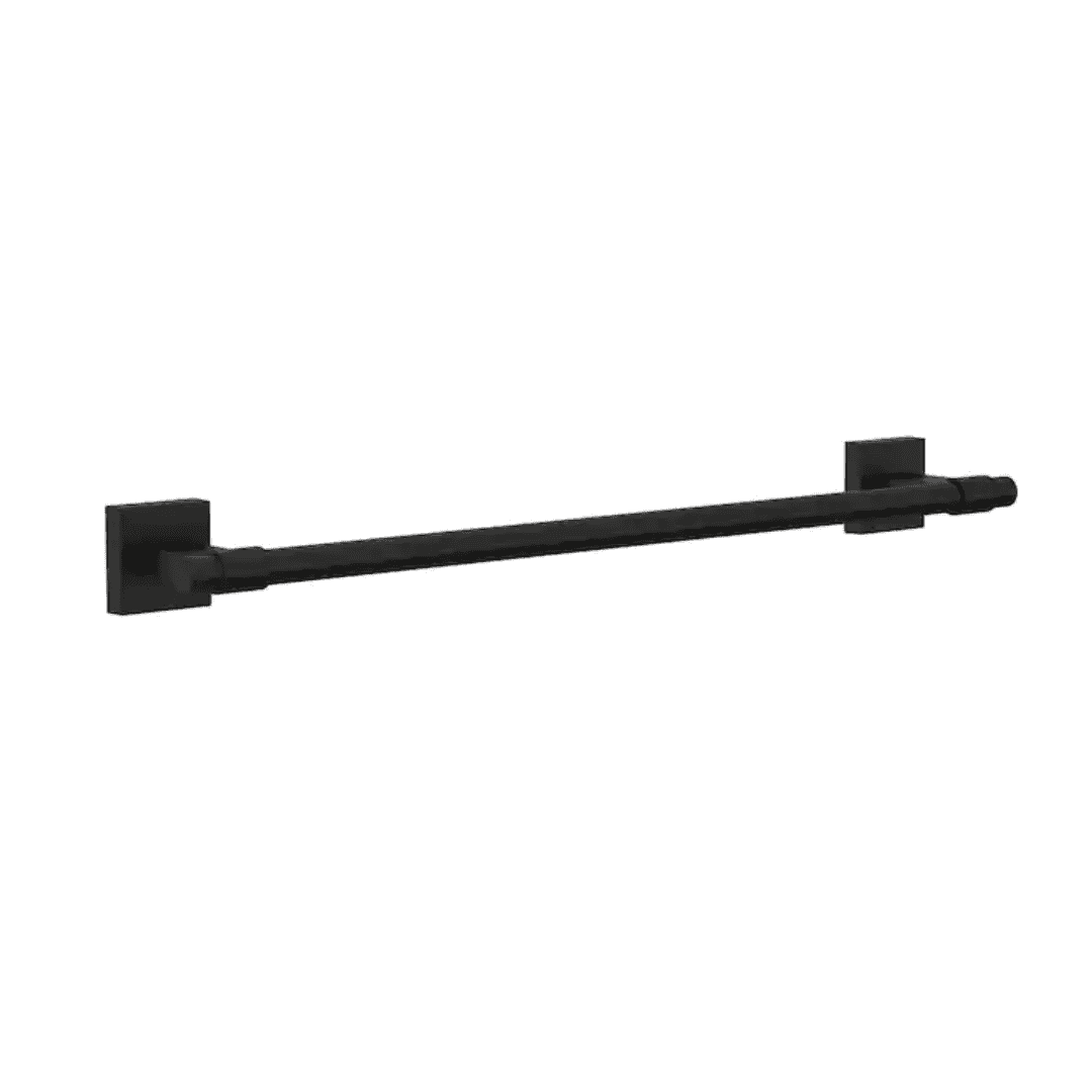 Franklin Brass MAX18-MB-R Maxted 18 in. Wall Mount Towel Bar Bath Hardware Accessory in Matte Black