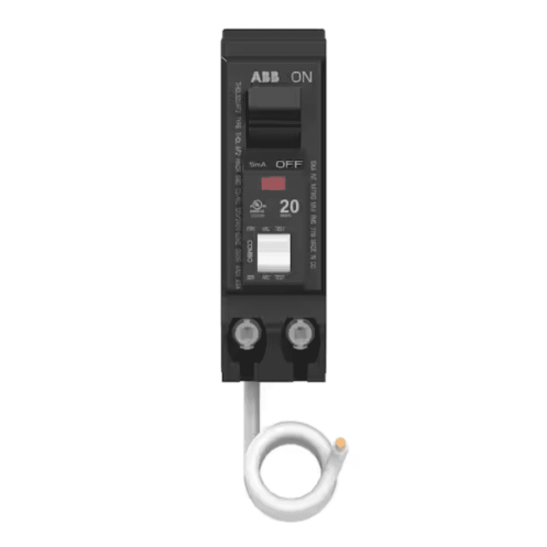 ABB THQL1120AF2A 20 Amp 1 in. Single Pole Combination Arc Fault Circuit Breaker (THQL1120AF2A)