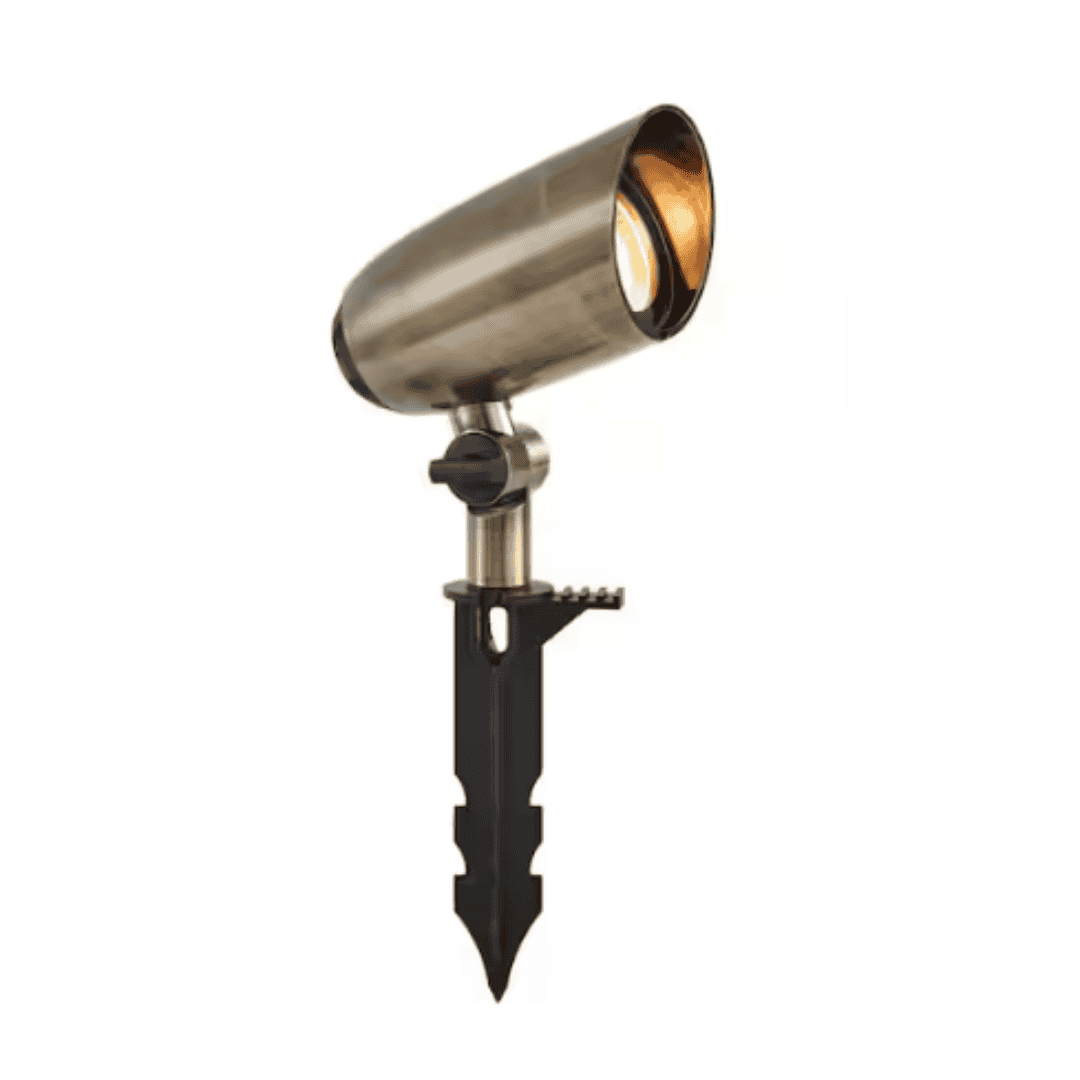 Commercial Electric LVSL-10CB-04 740 Lumen Low Voltage 12-Volt Gunmetal Brass LED Spotlight with Adjustable Light Color