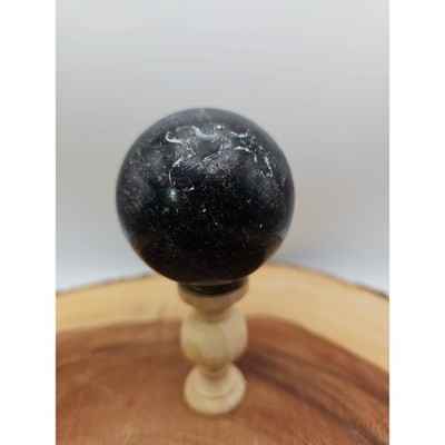 Arfvedsonite Garnet Sphere 276g With Stand