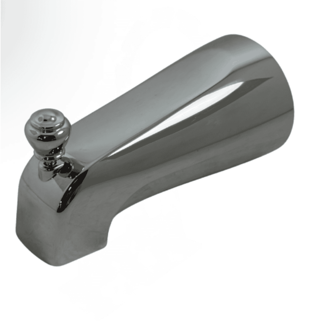 179101 Decorative Metal Diverter Tub Spout in Chrome