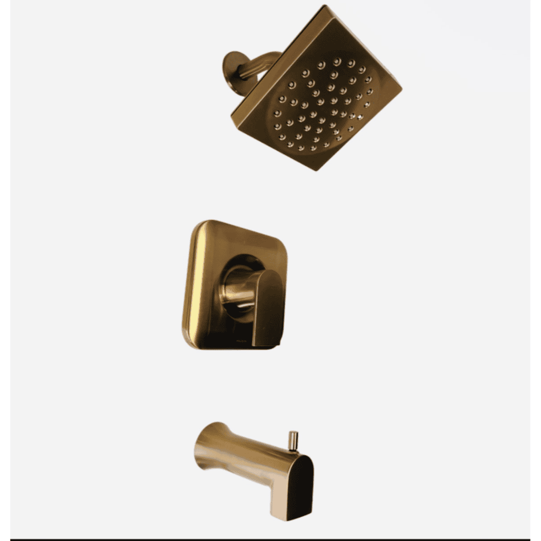 82760BZG Single-Handle 1-Spray Tub and Shower Faucet in Brushed Gold Finish (Valve Included)