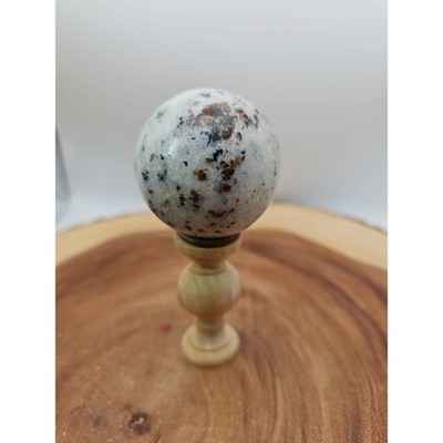 Ocean Jasper Sphere W/Stand 204g