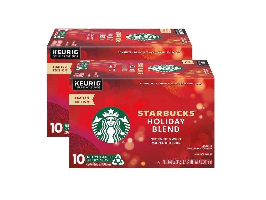 Starbucks Holiday Blend Keurig Cup Coffee Pods 20 count
