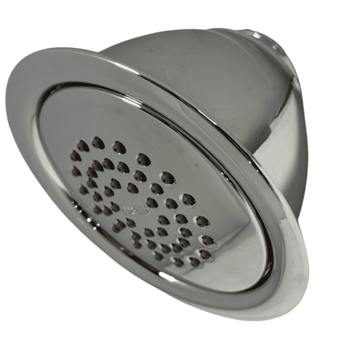 6371 1-Spray 2.5 Gallons Per Minute 3.75 in. Wall-Mount Fixed Shower Head in Chrome