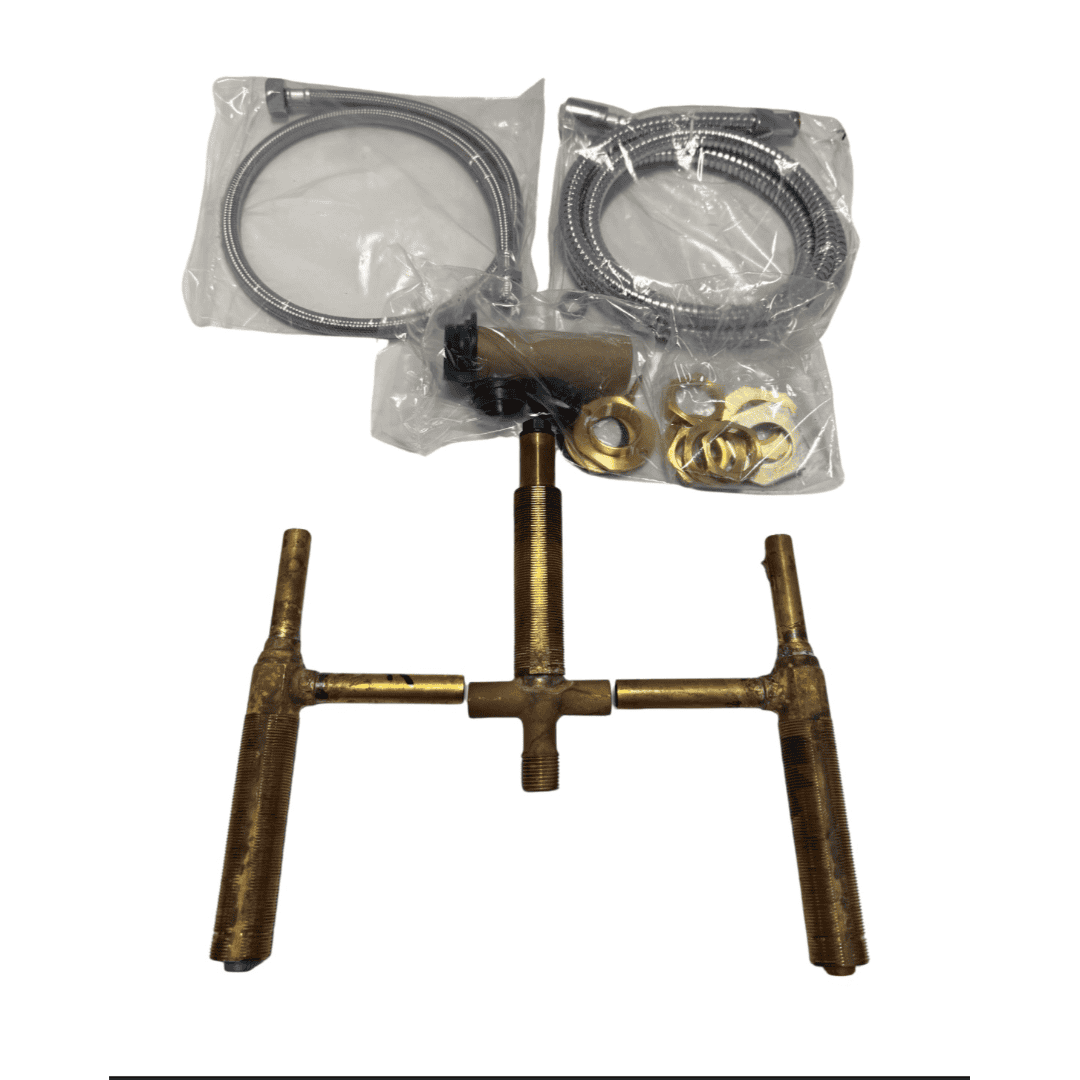 9792 2-Handle 4-Hole Roman Tub Adjustable Rough-In Valve with Shower Diverter, 1/2 in. CC Connection