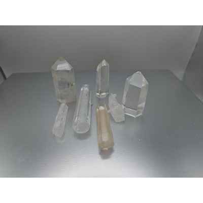 White Quartz Crystals 7pcs