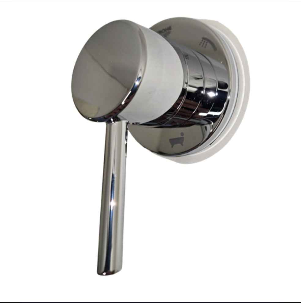 29106001 1-Handle 3-Way Diverter Valve Trim Kit in Polished Chrome (Valve Sold Separately)