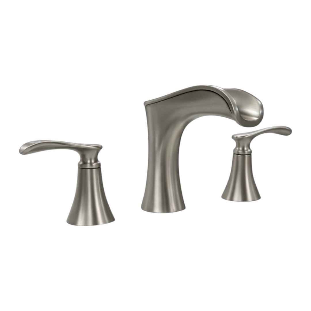 LF-049-JDGS 8 in. Widespread Double-Handle Bathroom Faucet in Brushed Nickel