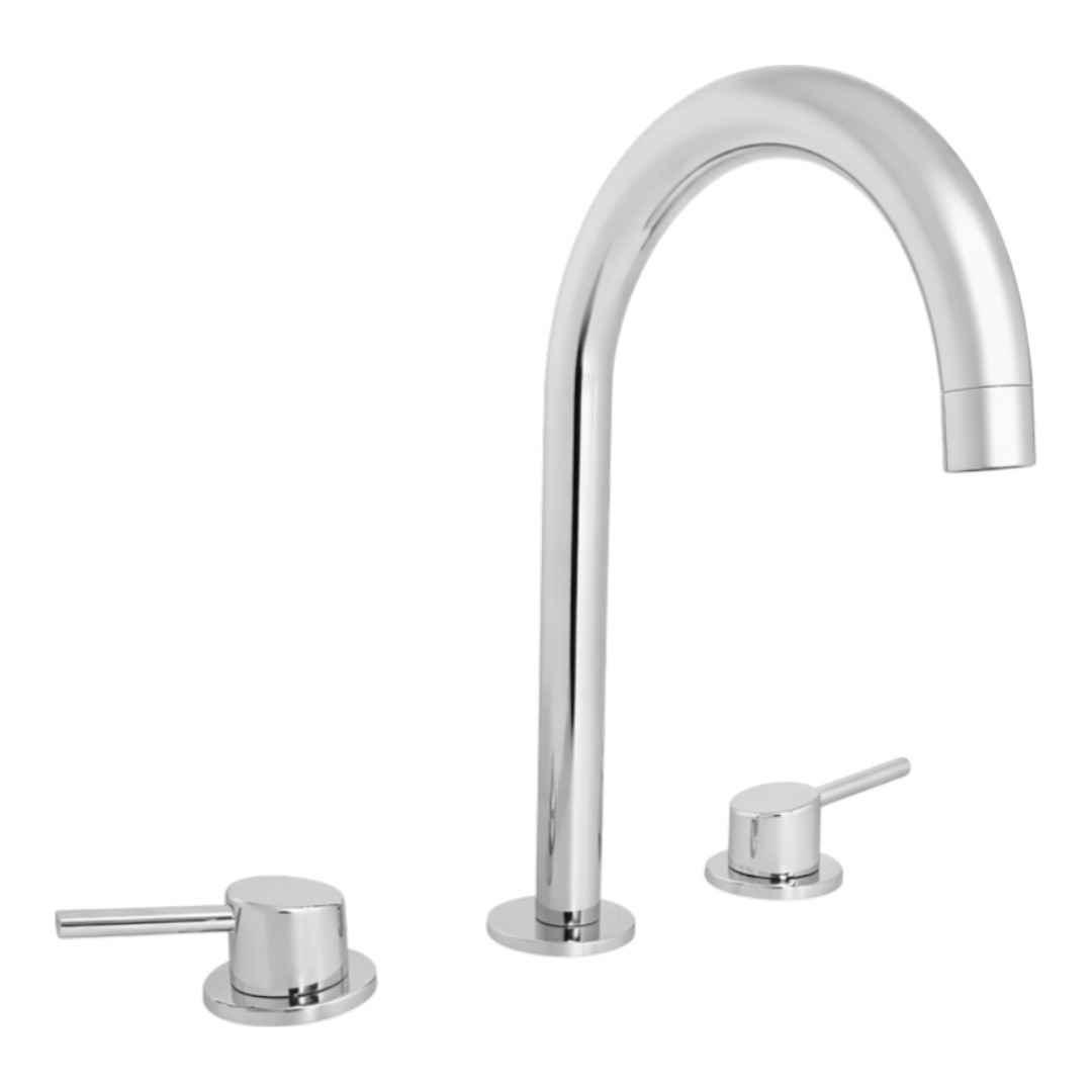 2021700A 8 in. Widespread 2-Handle High-Arc Bathroom Faucet in Chrome Finish
