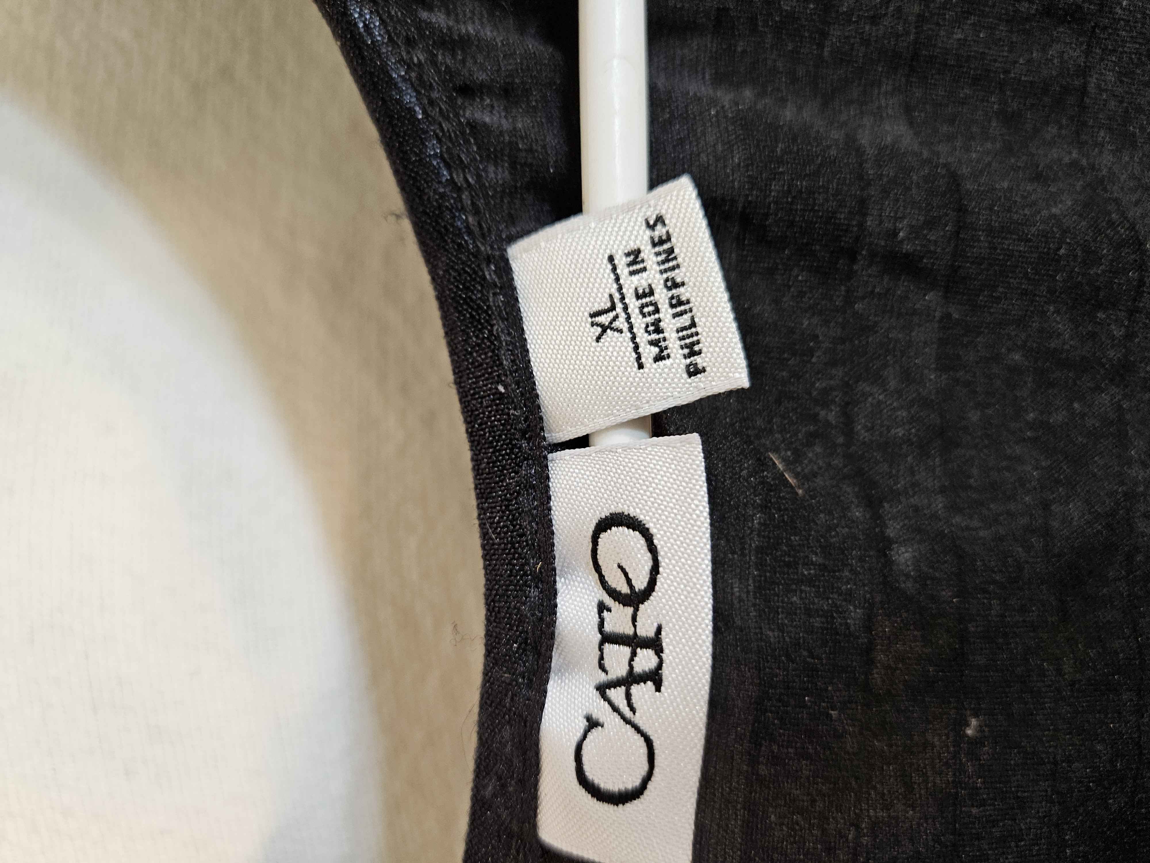 cato-xl-black-ruffles-with-colored-speckles-womens-sleeveless-top-item-2273