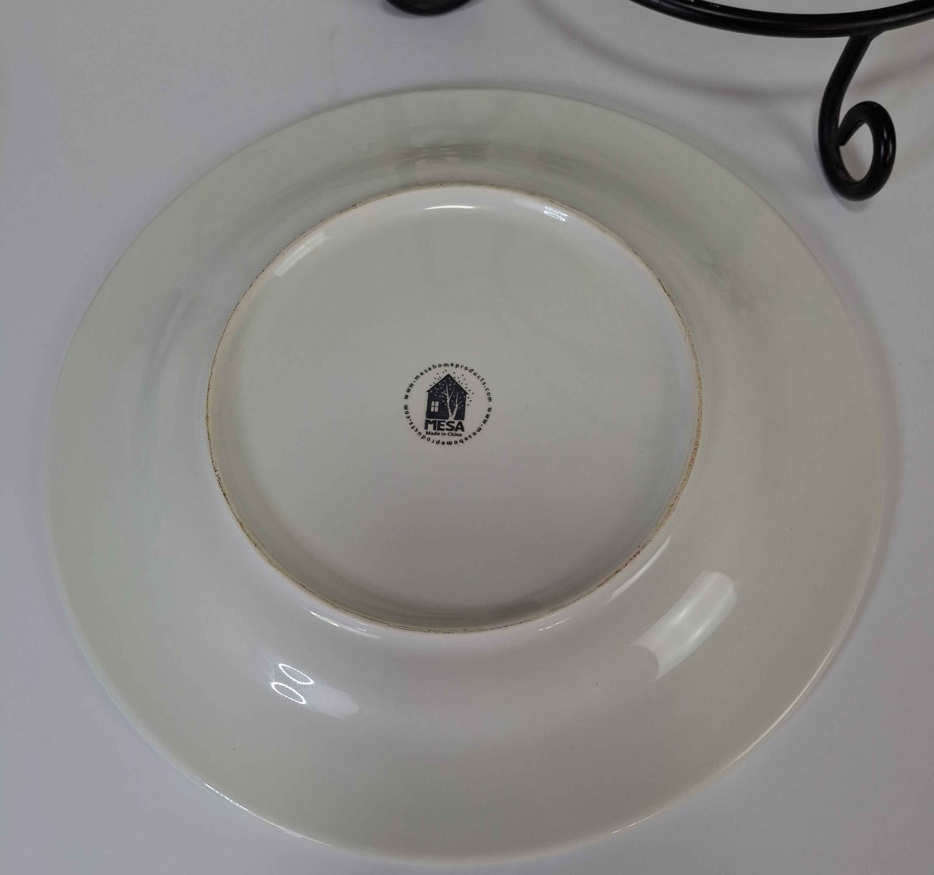 white-ceramic-plate-display-stand-black-metal-tiered-server-appetizer-dessert