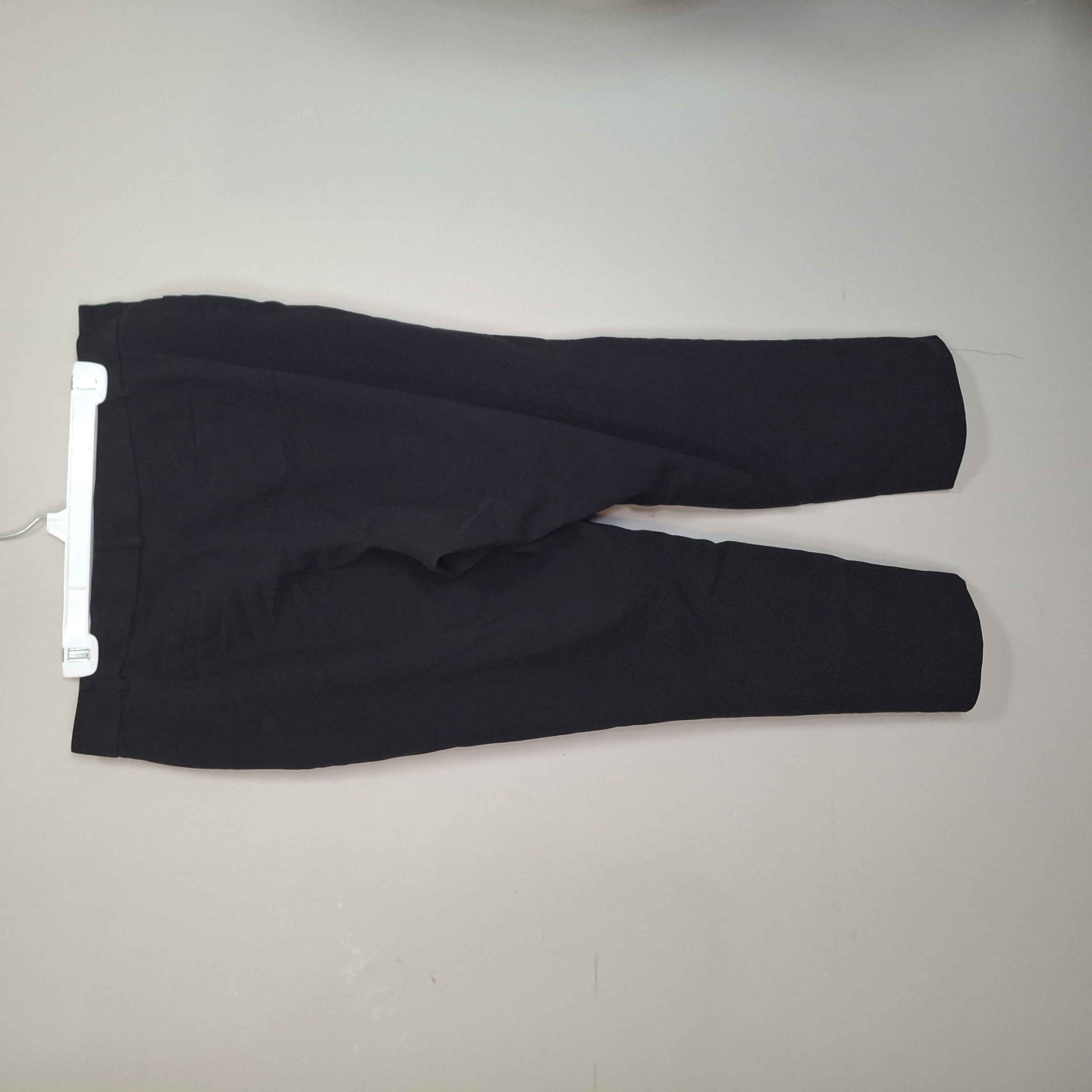 avenue-womens-black-dress-pants-size-14-average-straight-leg-stretch-trousers