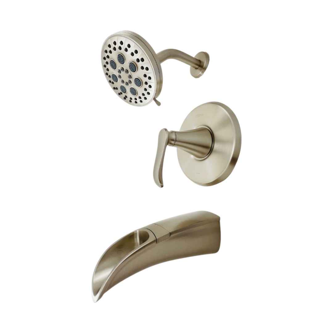 8P8-WS2-JDSGS Single-Handle 4-Spray Tub and Shower Faucet with Restore Technology in Brushed Nickel Finish (Valve Included)