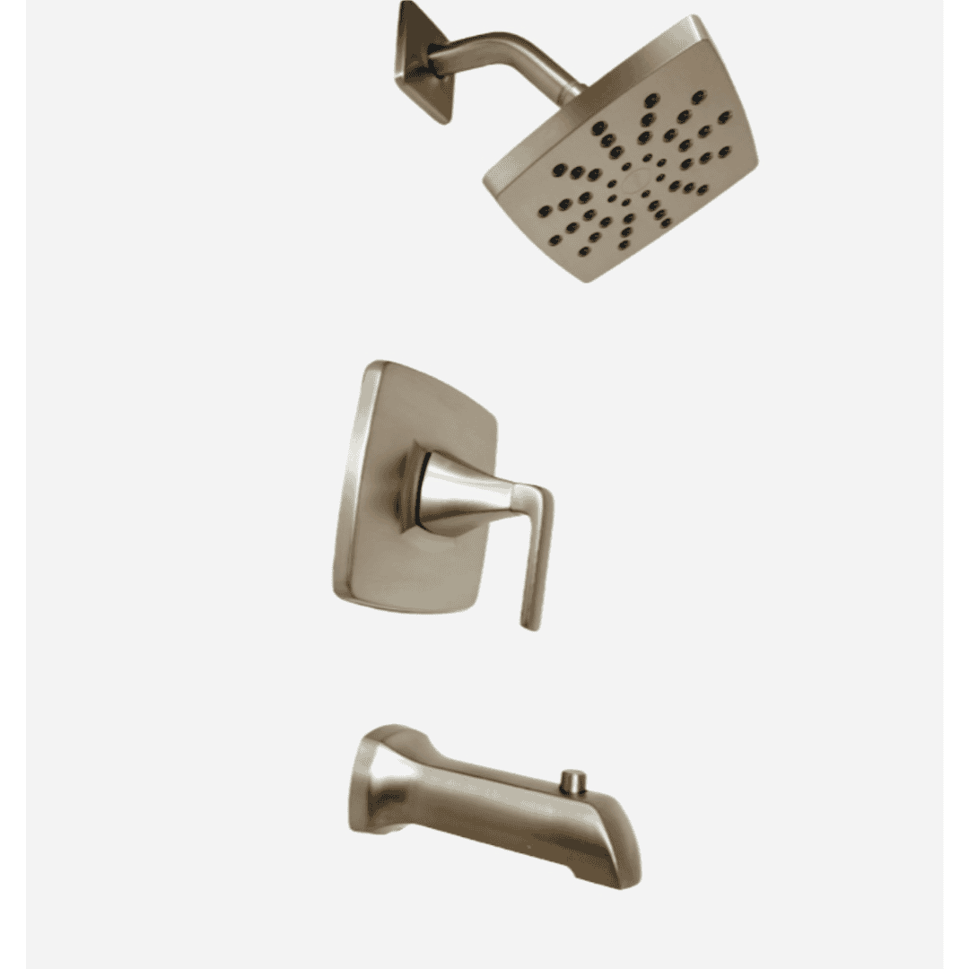 8P8-WS2-BIESGS Single-Handle 1-Spray Tub and Shower Faucet 1.8 Gallon Per Minute in Brushed Nickel (Valve Included)