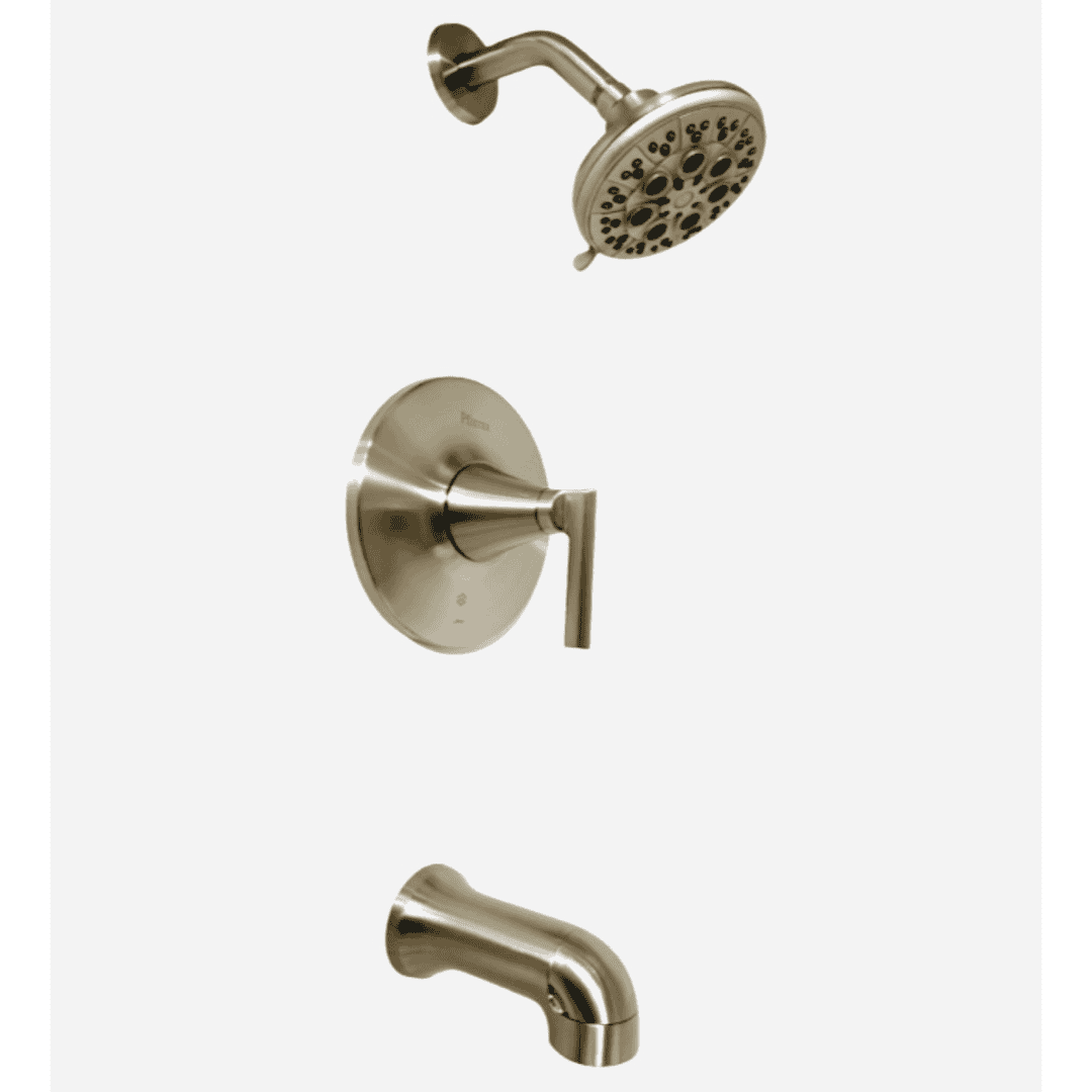 8P8-WS2-VEDGS Single-Handle 3-Spray Tub and Shower Faucet in Brushed Nickel (Valve Included)