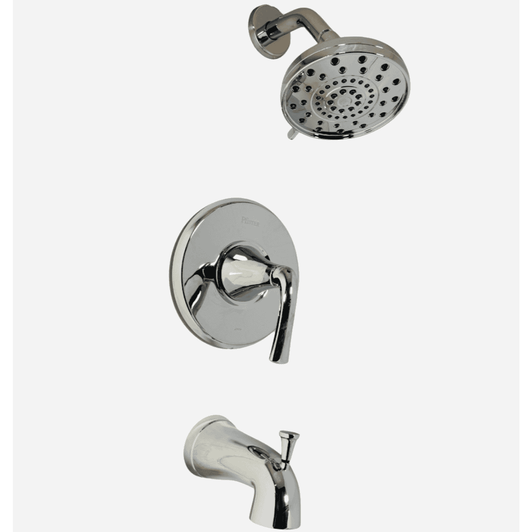 8P8-WS2LRSC Single-Handle 3-Spray Tub and Shower Faucet 1.8 Gallon Per Minute in Polished Chrome (Valve Included)