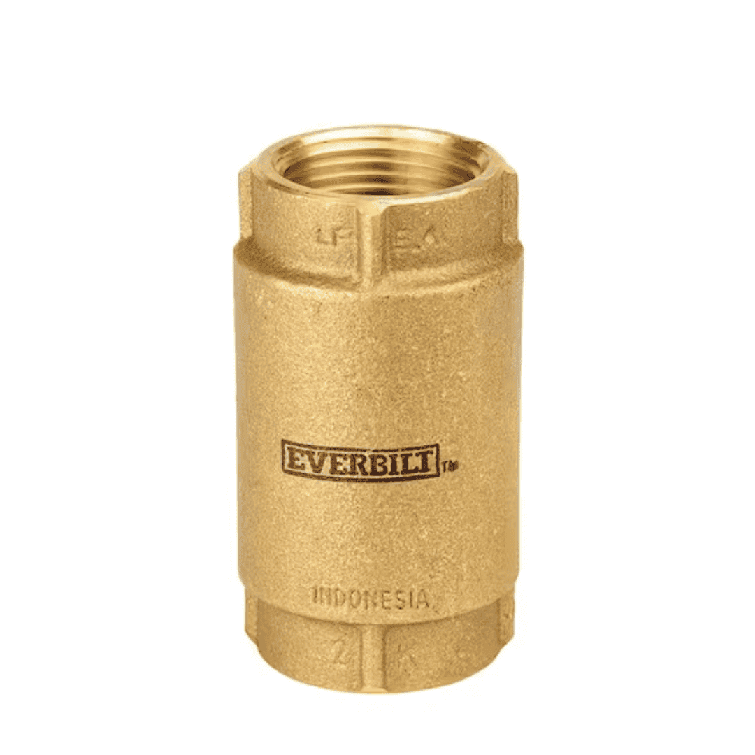 Everbilt EBCV100NL 1 in. Brass Check Valve