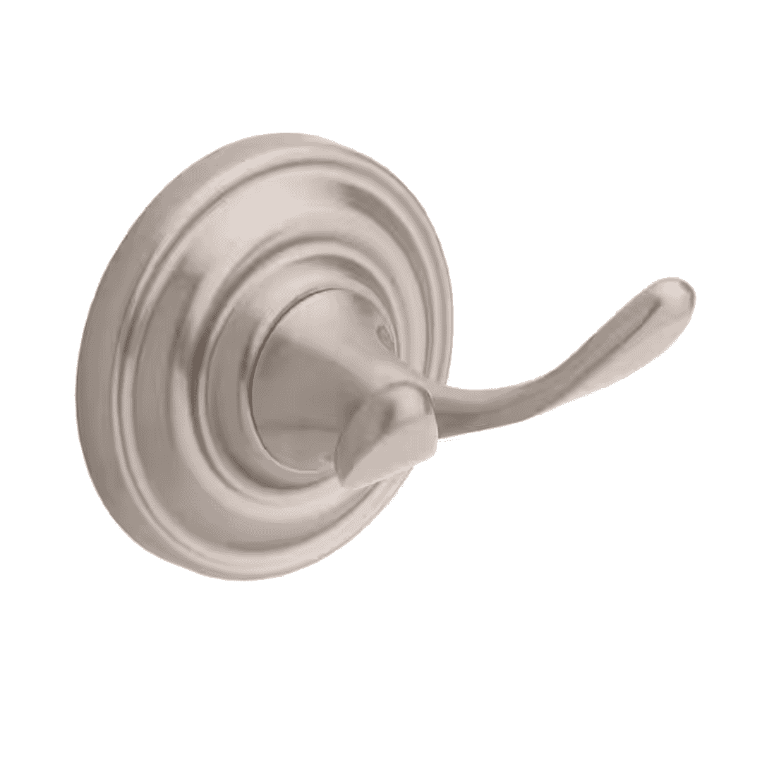 Delta 138277 Greenwich Double Towel Hook in SpotShield Brushed Nickel