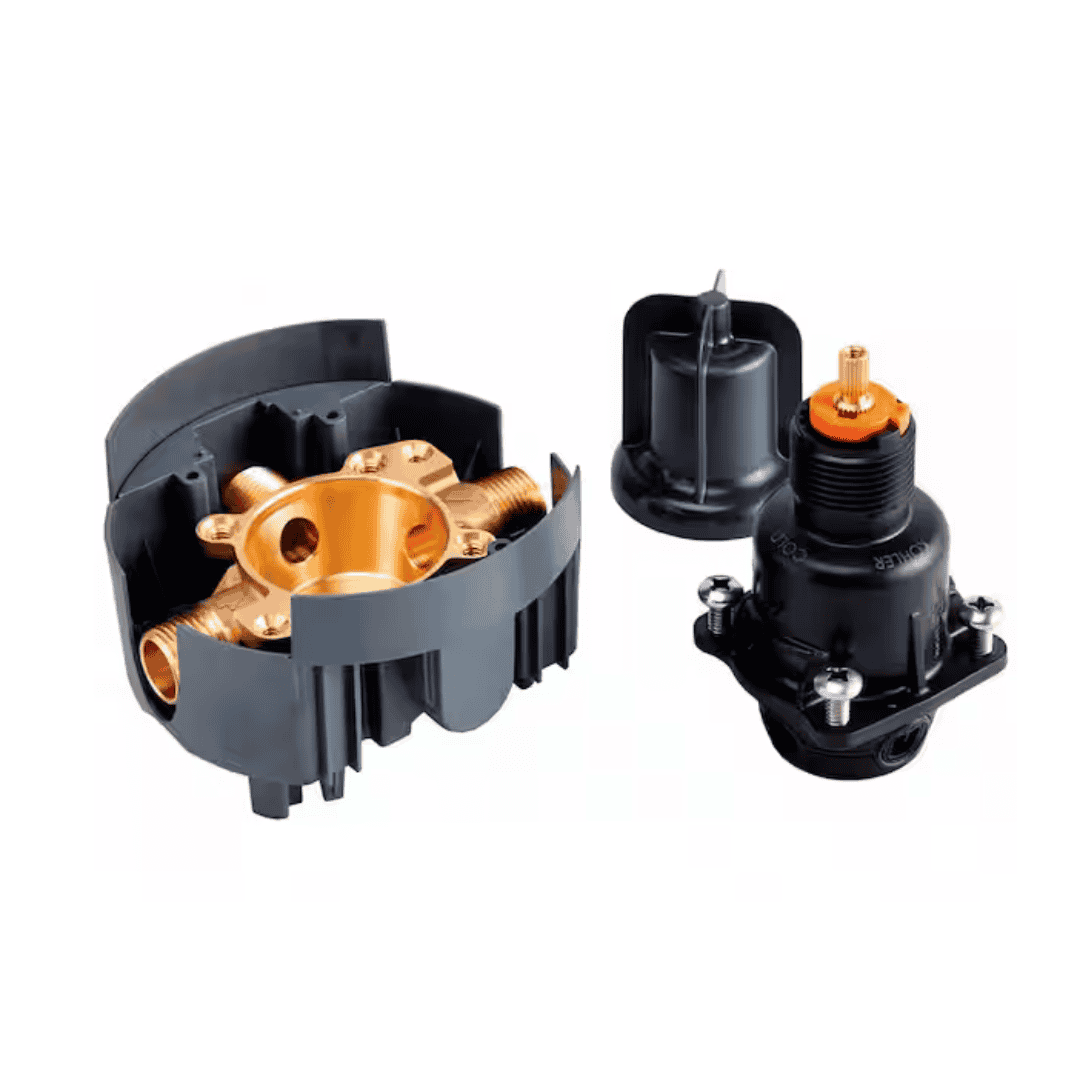 KOHLER K-8304-UX-NA 1/2 in. Brass Rite-Temp Pressure-Balancing Kit with PEX Expansion Connections