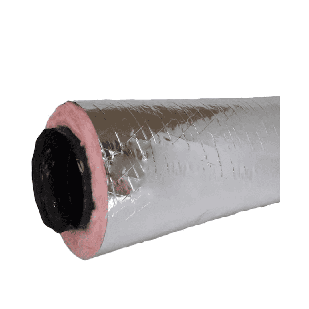 Everbilt 13602506E 6 in. x 25 ft. R6 Insulated Flexible Duct Silver Jacket