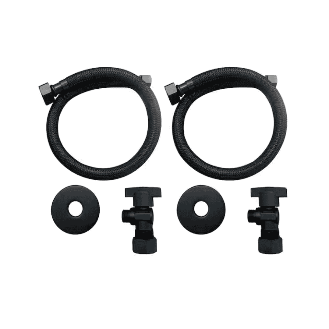 Everbilt EBFC-20KITB 20 in. Matte Black Faucet Installation Kit