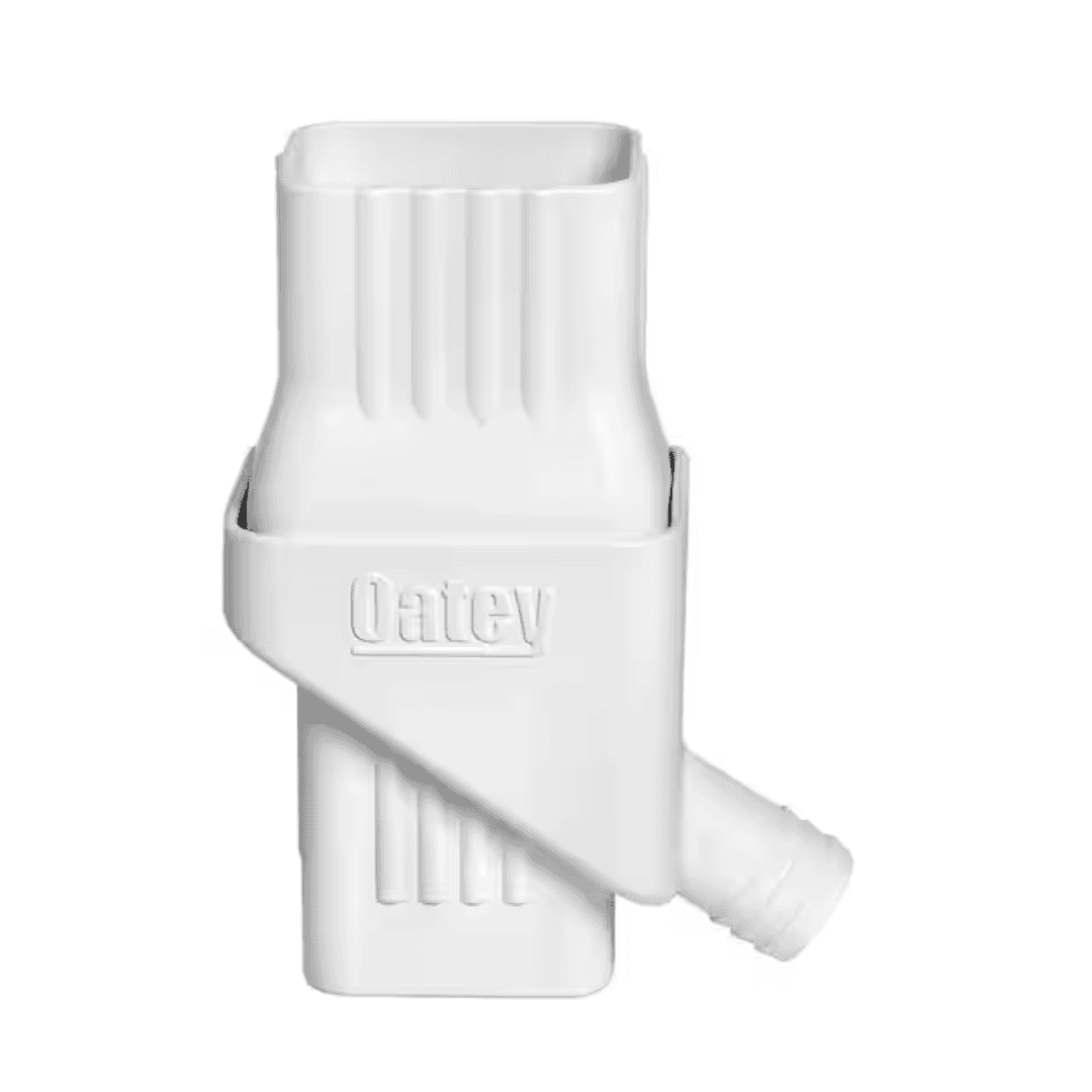 Oatey 14209 Mystic 2 in. x 3 in. White Rainwater Collection System