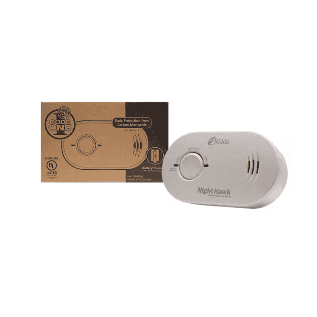 Kidde 21029508 Code One AA Battery Powered Carbon Monoxide Detector with LED Lights
