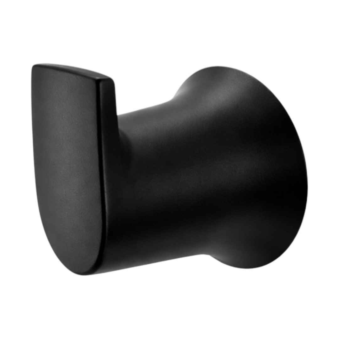 BH3603BL Single Hook Robe Hook in Matte Black Finish