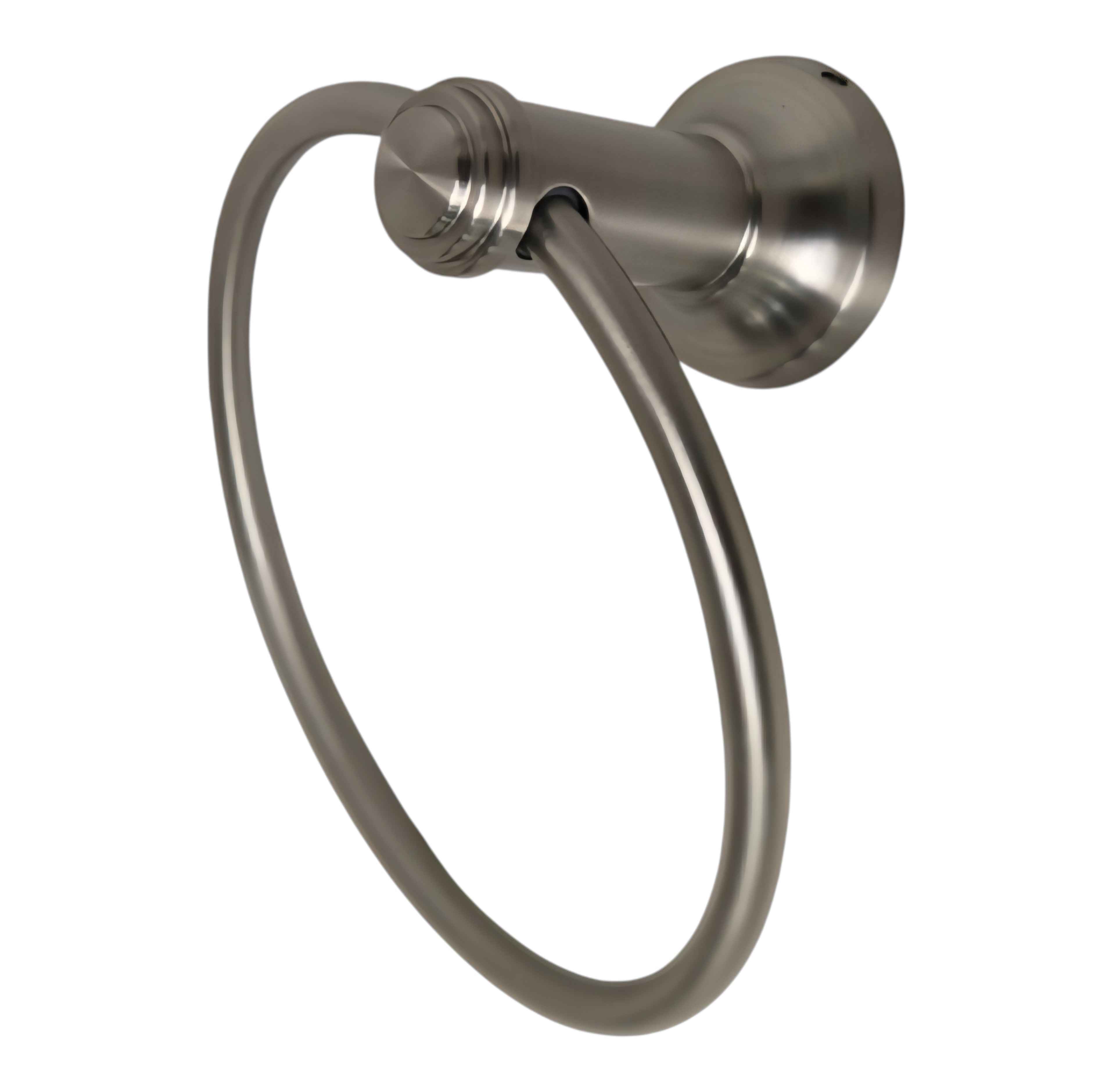 BRB-BCO0GS Wall Mounted Towel Ring in Brushed Nickel