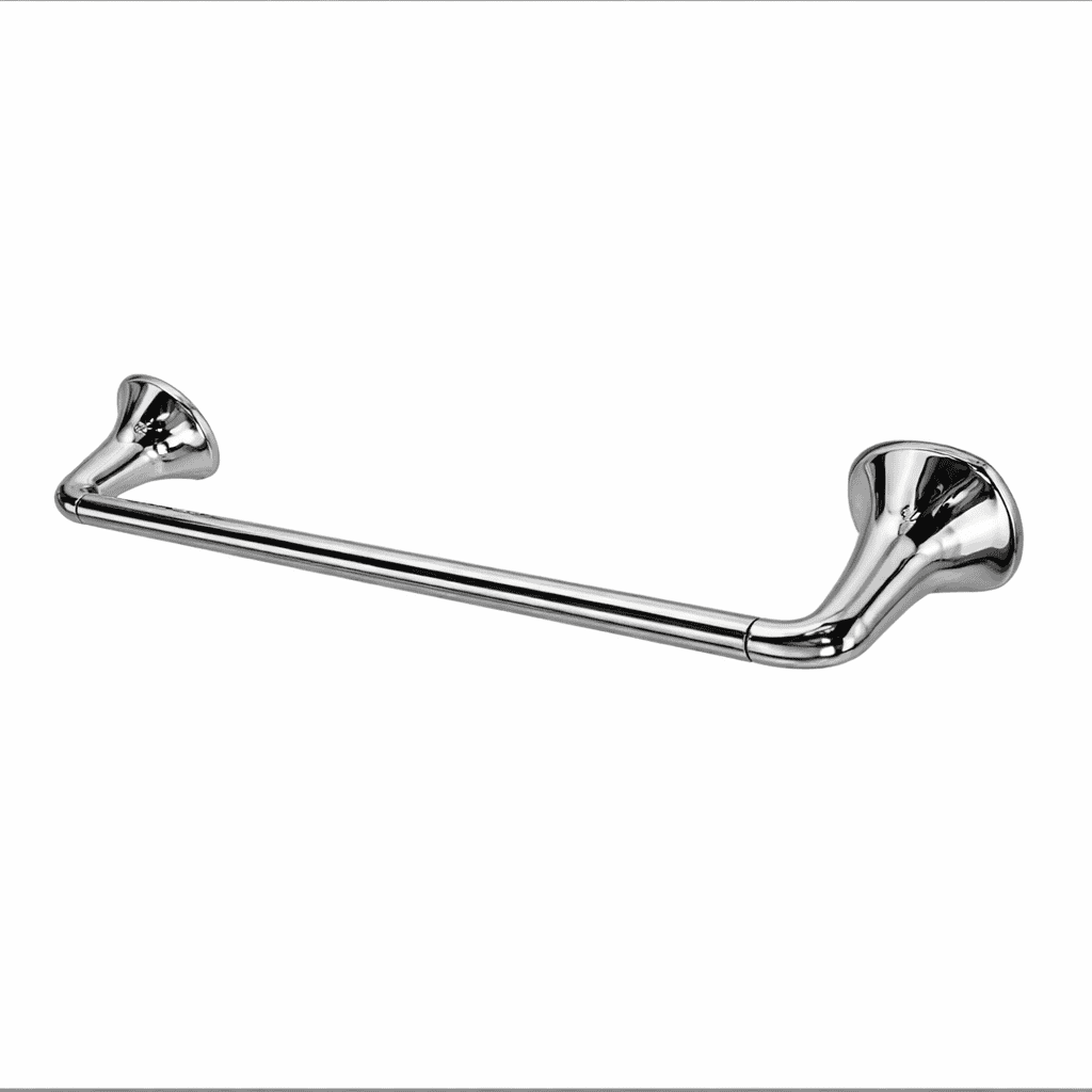 BTB-LR1C 18 in. Wall-Mounted Towel Bar in Polished Chrome Finish