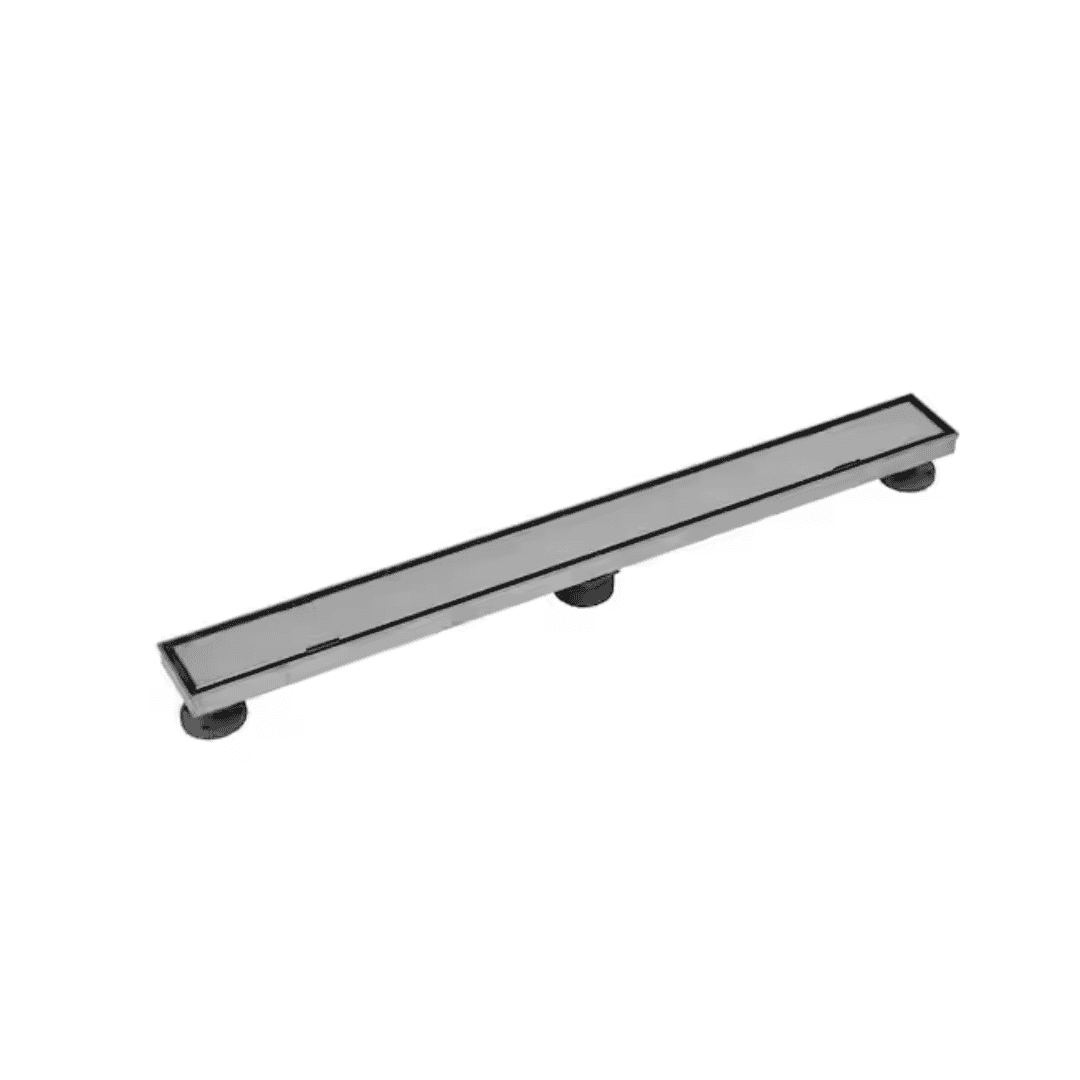 Oatey DLS1320R2 Designline 32 in. Stainless Steel Linear Shower Drain with Tile-In Pattern Drain Cover