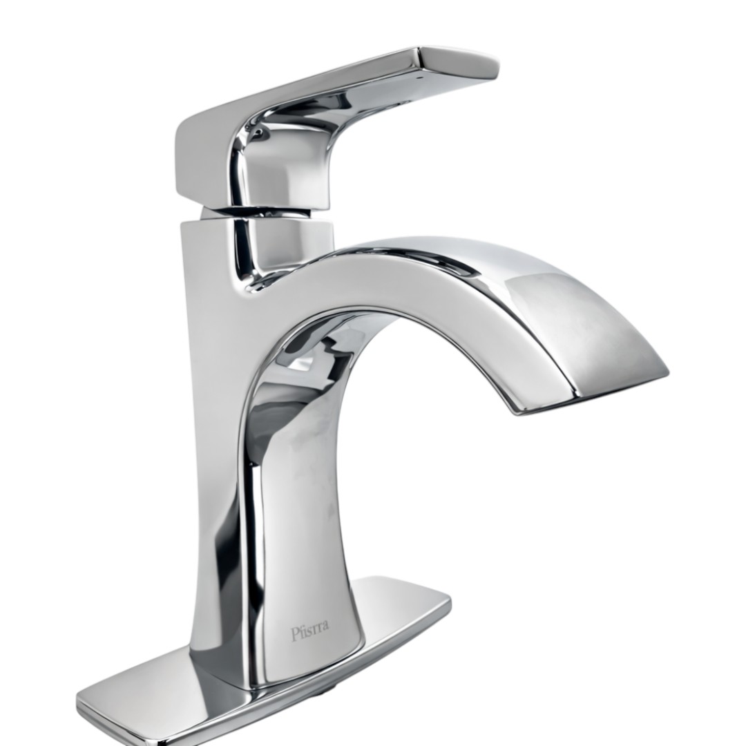 lf042-biec-single-handle-single-hole-bathroom-faucet-with-deckplate-and-drain-kit-included-in-polished-chrome