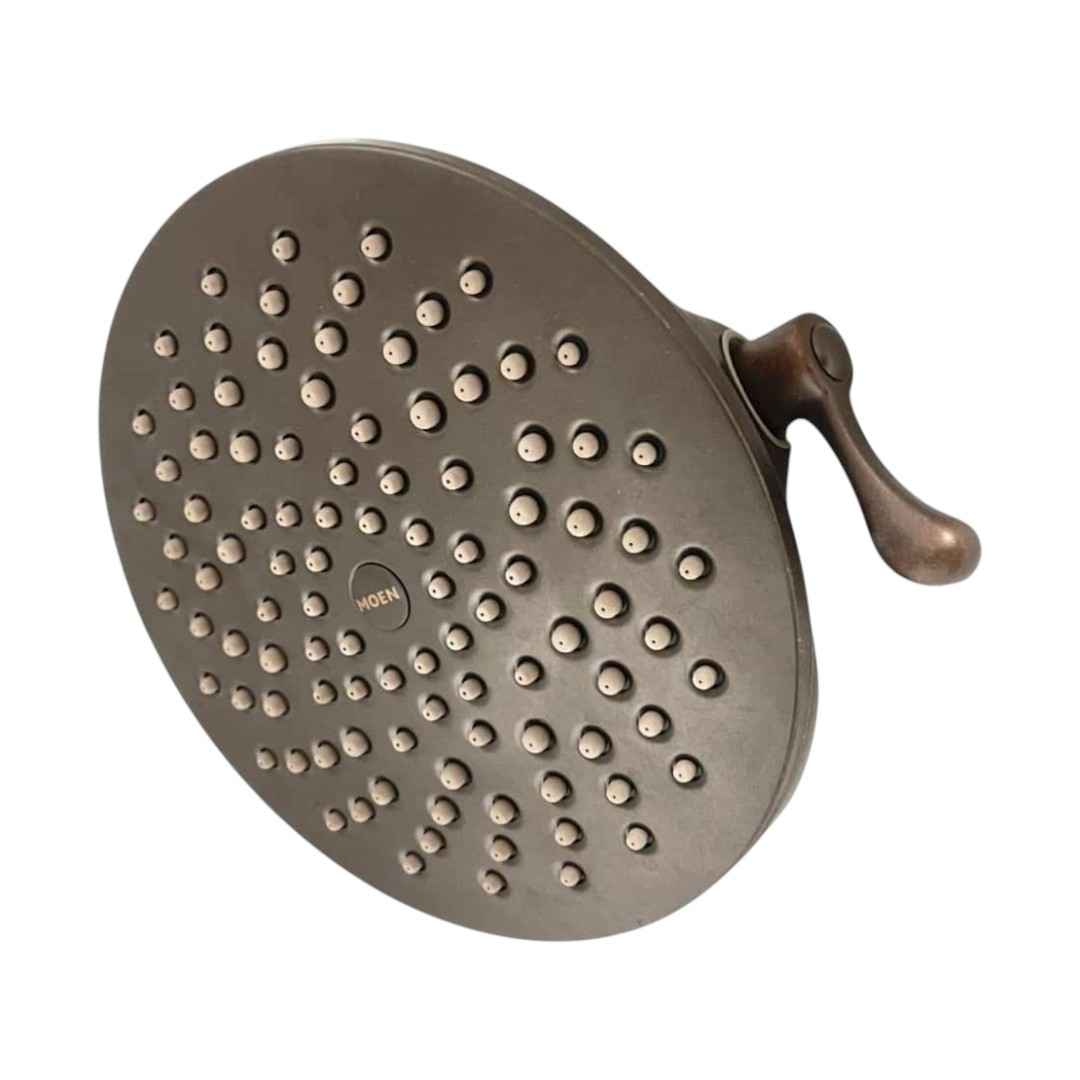 S6320EPORB 2-Spray 8 in. Single Wall Mount Fixed Adjustable Spray Shower Head in Bronze Finish