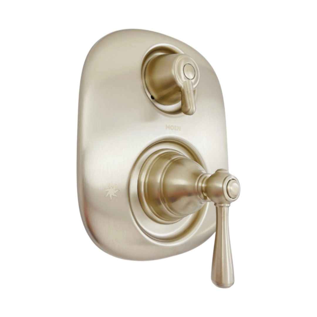 T4111BN 2-Handle Valve Trim Kit in Brushed Nickel Finish (Valve Not Included)