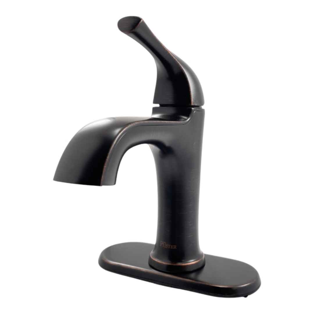 LF-042-LRYY Single Handle Single Hole Bathroom Faucet in Bronze Finish