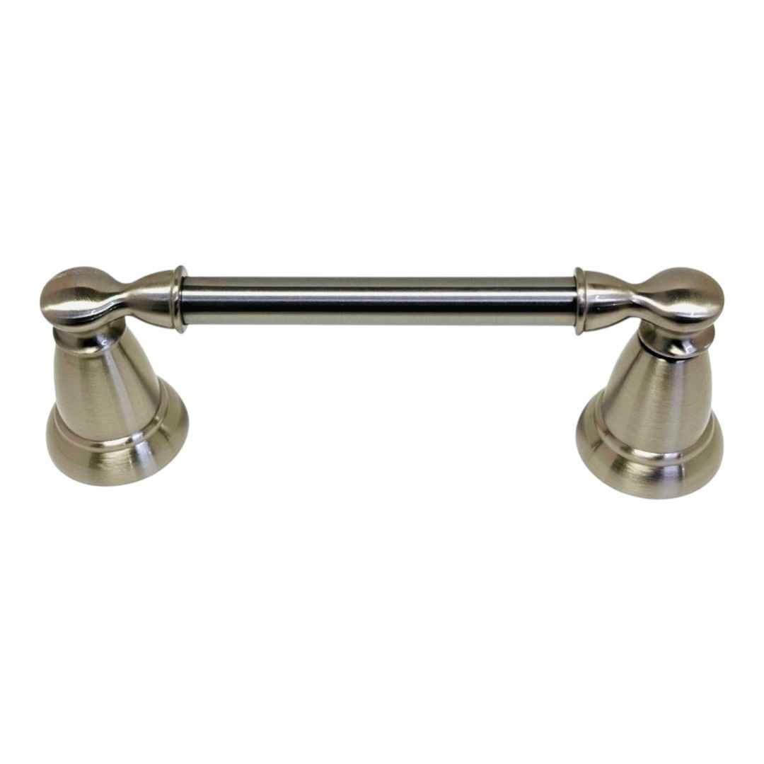 Y2608BN Wall-Mount Pivoting Double-Post Toilet Paper Holder in Fingerprint-Resistant Brushed Nickel
