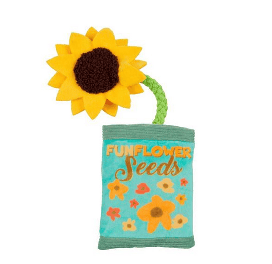 Bark Box Fun Flower Seeds Rope Dog Toy