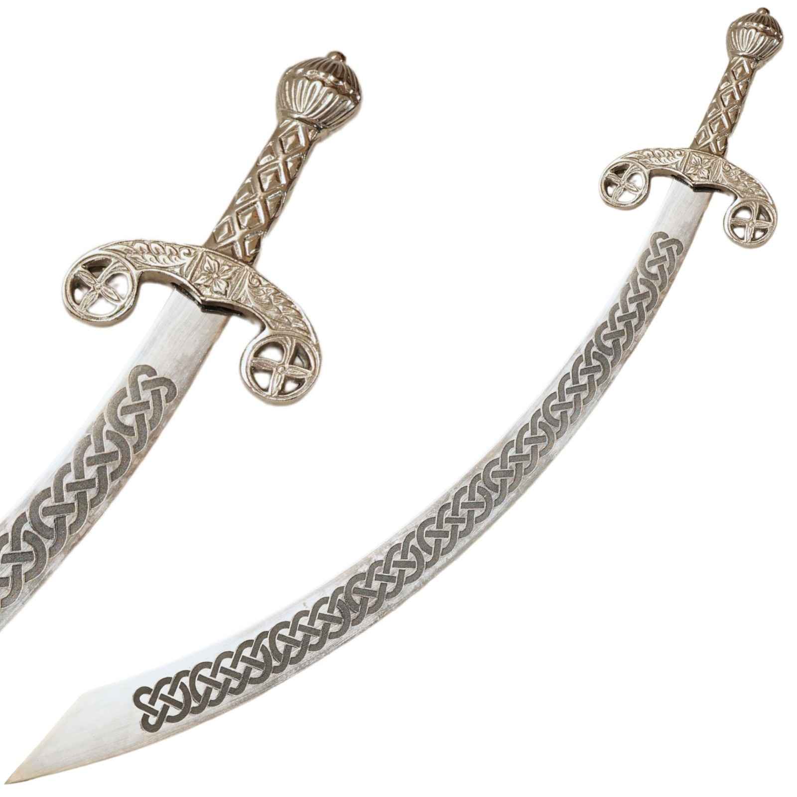 Belly Dance Scimitar Celtic Etched Blade Sword 36"