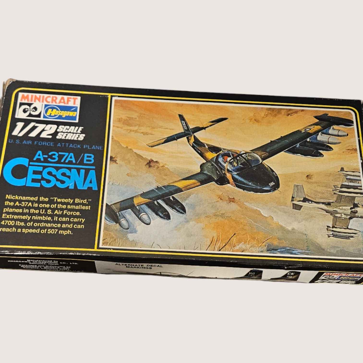 Model Airplane bhy Husgawa / Minicraft A37 A/B Cessna — ITEM #4045