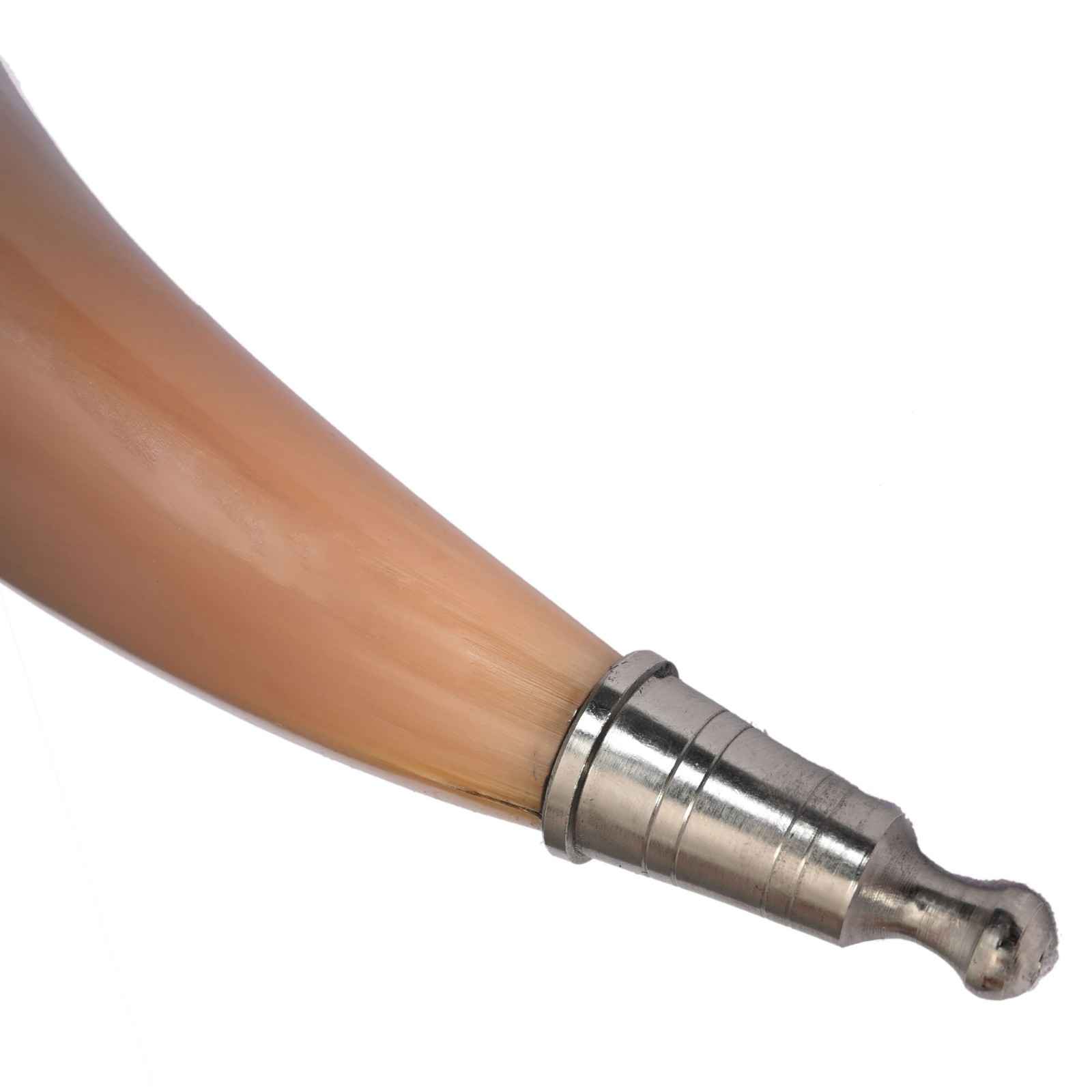 silver-rim-medieval-drinking-horn-24-oz-with-black-leather-holster