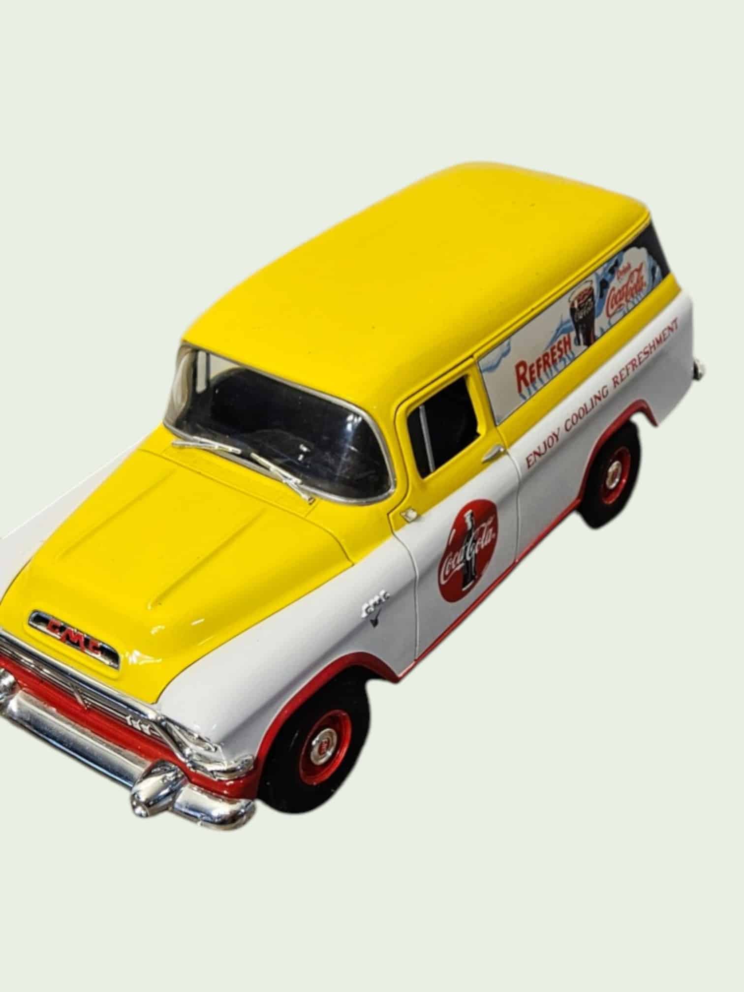 1957 GMC Panel Van Featuring Coca-Cola Branding