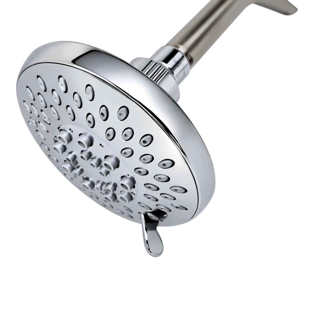015-WS2-UT01C 5-Spray Fixed Shower Head in Polished Chrome