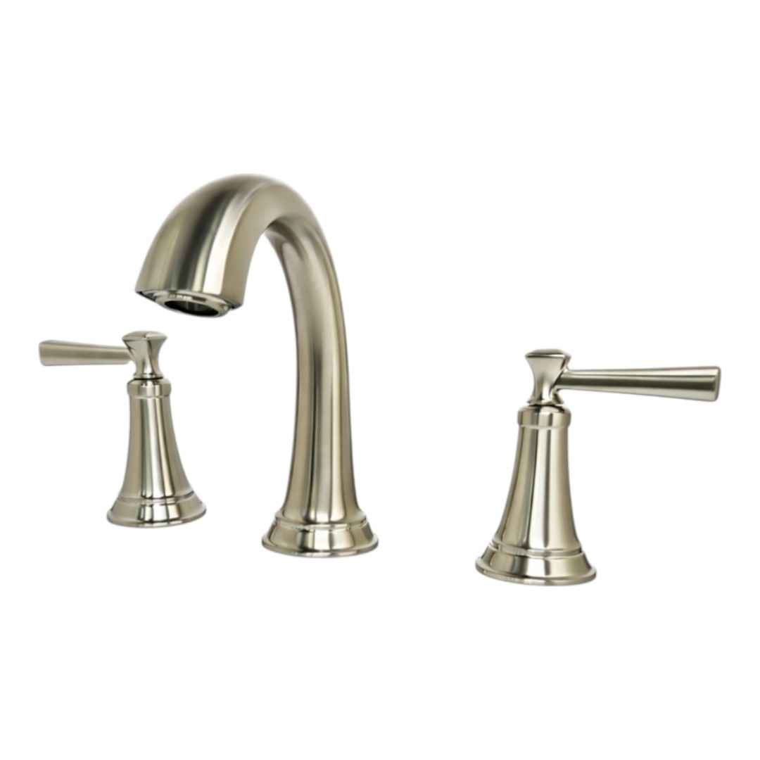 7417801.295 8 in. Widespread 2-Handle Bathroom Faucet in Brushed Nickel