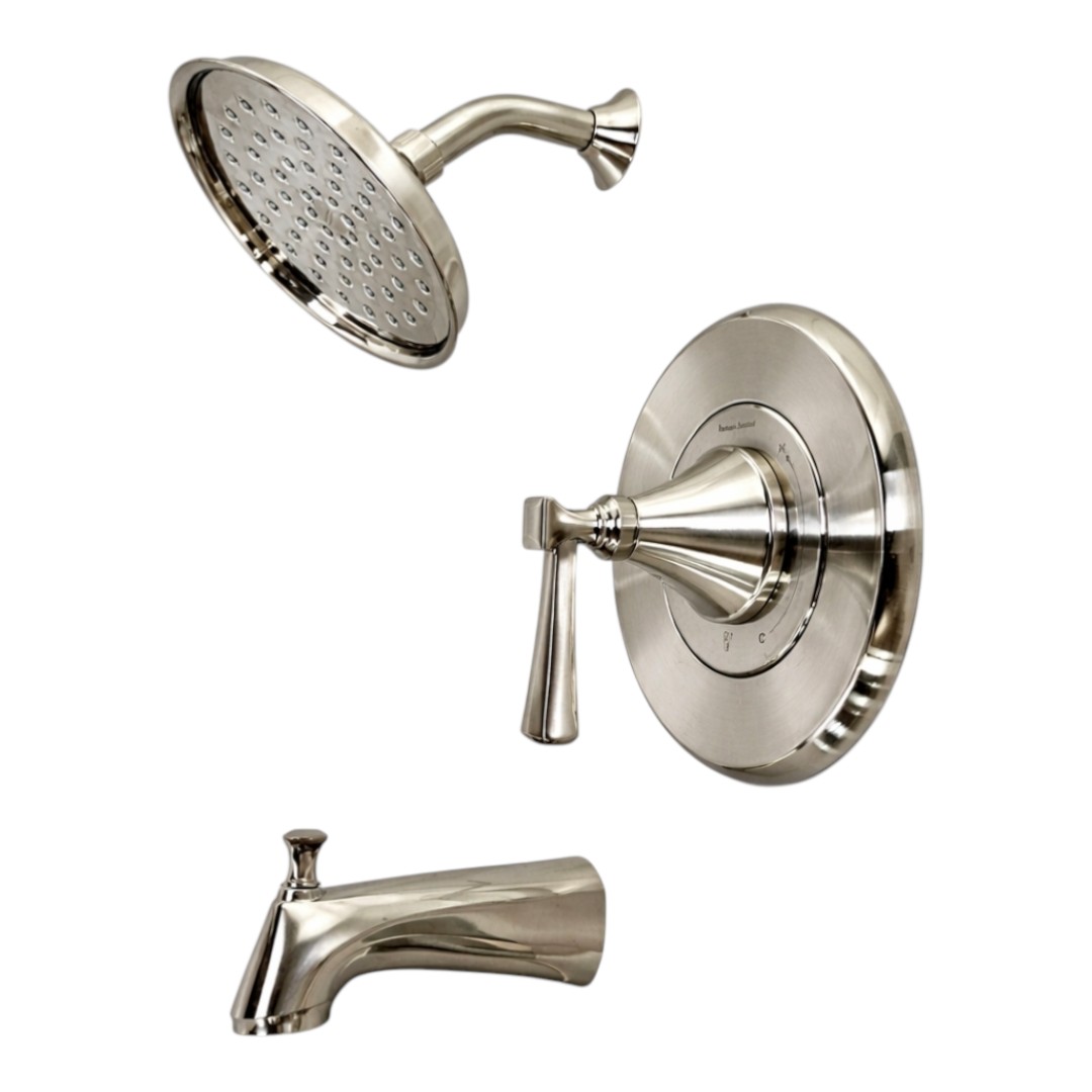 7417502.295 Single-Handle 1-Spray Tub and Shower Faucet in Brushed Nickel (Valve Included)