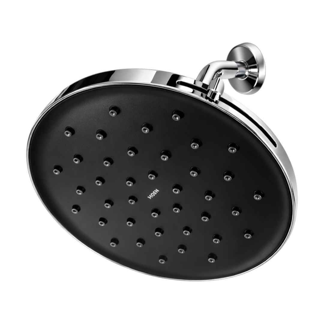 220R2 9 in. Wall-Mount Fixed Rainshower Shower Head with Spray Dial and Magnetic Docking in Chrome