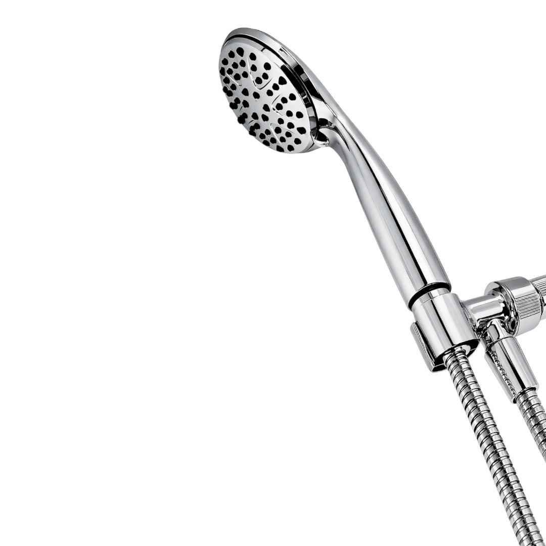 218H0 6-Spray Wall-Mount 4 in. Handheld Shower Head, 1.75 GPM, in Chrome