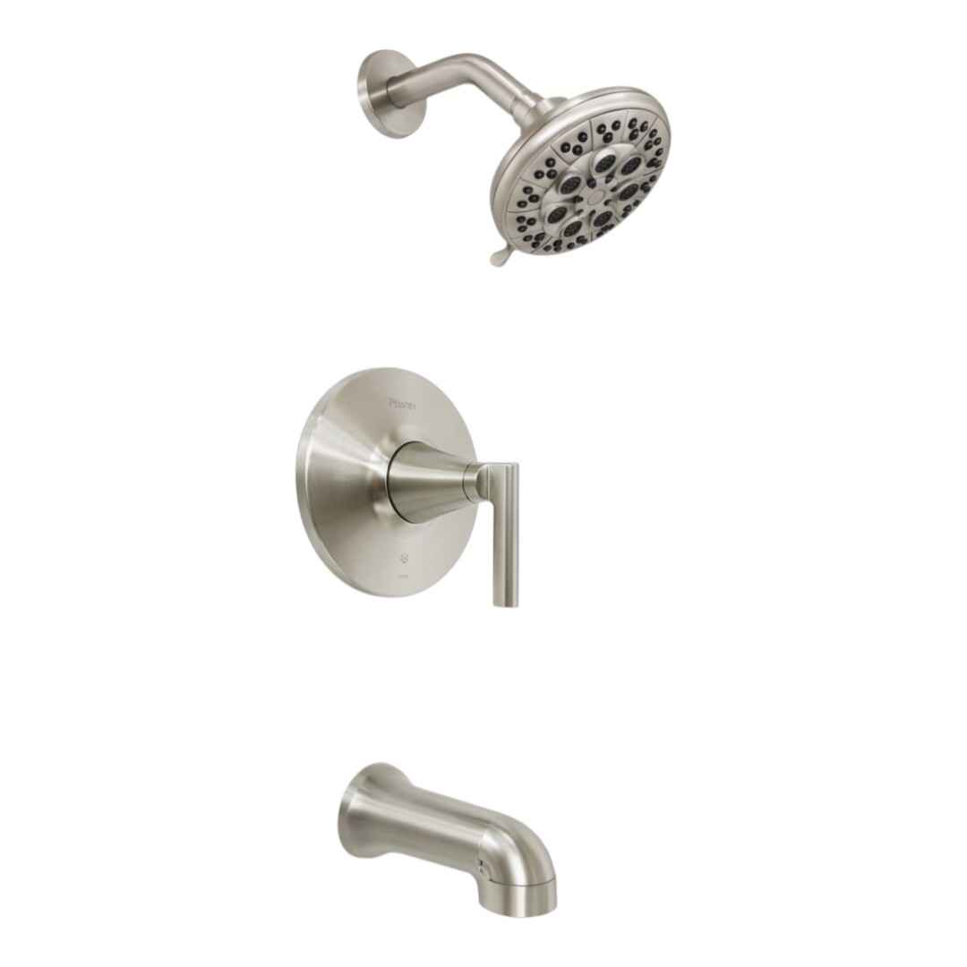8P8-WS2-VEDGS Single-Handle 3-Spray Tub and Shower Faucet in Brushed Nickel (Valve Included)