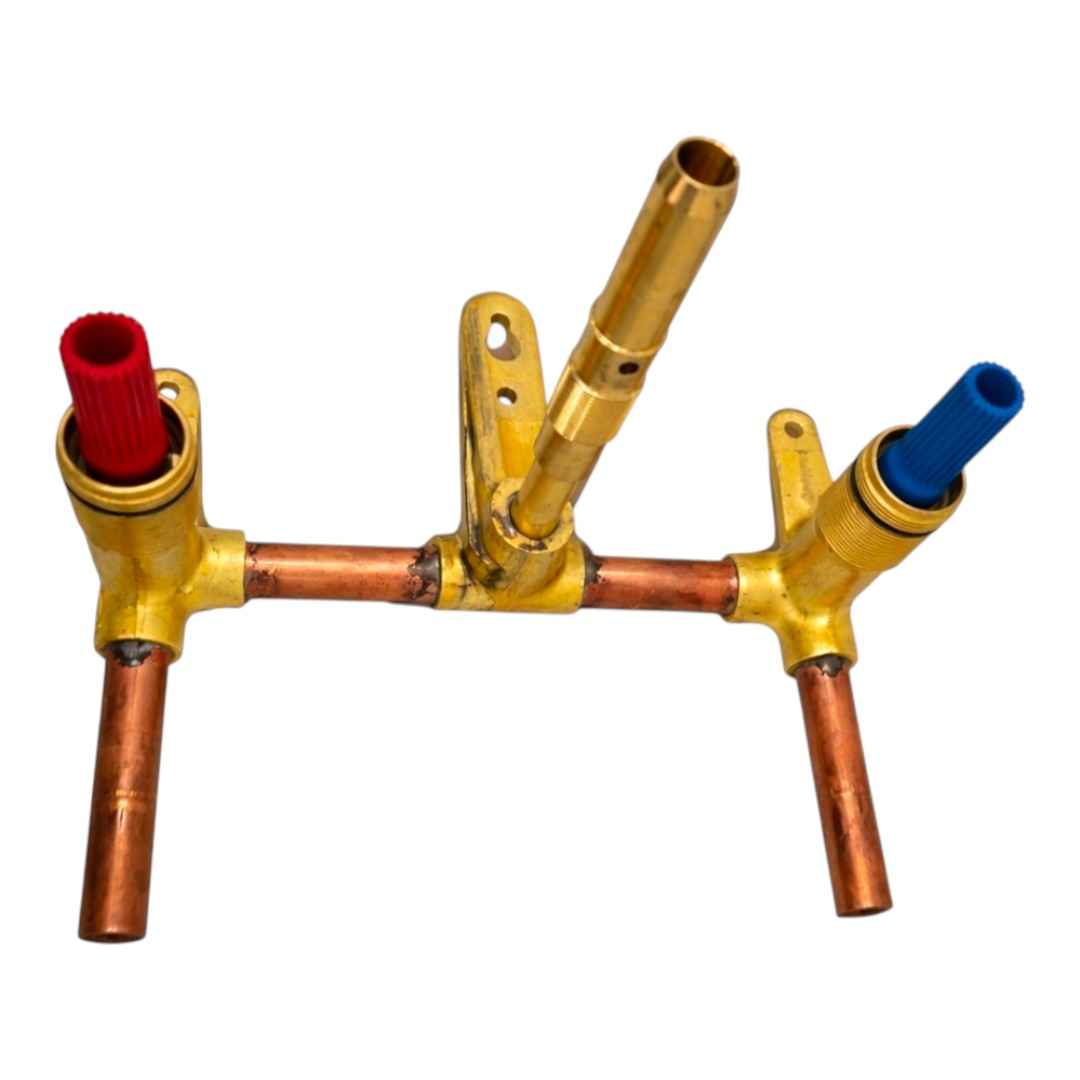 9700 2-Handle Wall-Mount Lavatory Faucet Rough-In Valve, 1/2 in. CC Connection