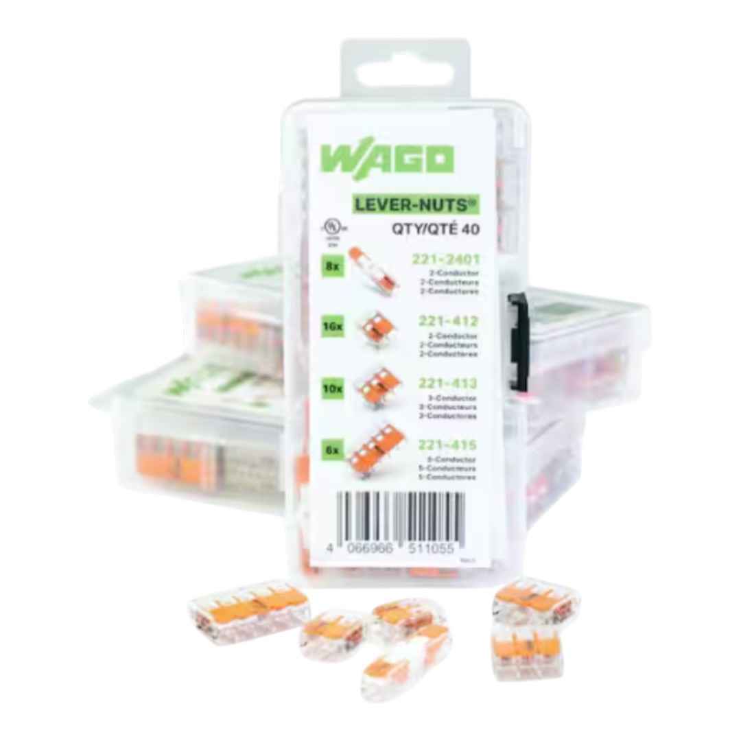 wago-887-0408-221-lever-nut-combo-kit-includes-221-2401-221-412-221-413-221-415-max-12-awg-40-pack